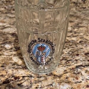 Bayerische Staatsbrauerei BW 1040 glass Bavarian 0.5 L mug. Purchased in Stugart